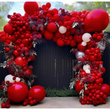 Red Balloons Double Stuffed Latex Garland Arch Kit for Birthday Wedding Baby Shower Party