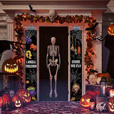Halloween Witches Porch Sign I Smell Children Door Banner 2pcs Hanging Party Decorations
