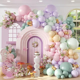 Pastel Balloon Arch Kit: Pink, Purple, Teal Party Decor