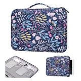 9-11" Tablet Sleeve For Ipad 11-Inch A16 2025, Ipad 10.9"/10.2", Galaxy Tab A9 Plus 11", Protective Bag With Pockets, Colorful Flower