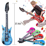 15pcs Inflatable Guitar Balloons 70s 80s 90s Party Decorations Pool Toys for Kids Adults