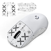 Nonslip Skin Compatible With Logitech G Pro X Superlight Wireless Gaming Mouse, Nonslip Grip Tape, Sweat-Proof Grip, Protective Cover, White