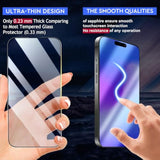 Sapphire Screen Protector For Iphone 16 Pro Max 6.9" Mohs 9 Hardness Military Grade Protection, Anti Scratch, Bubble Free, 0.23Mm Hd(1Pack)