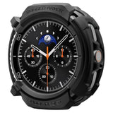 Spigen Rugged Armor Designed for Samsung Galaxy Watch 8 Classic 46mm Case Durable TPU Cover (2025) - Matte Black