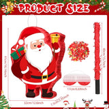 16" Christmas Santa Claus Piñata Party Bundle with Bat