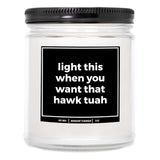 You Nique Designs Funny Candles For Men, Hawk Tuah Candle Gift For Husband, Boyfriend, Him 9Oz, Husband Anniversary From Wife, Naughty Gifts For Men, Boyfriend, Sexy Gifts (Mahogany Teakwood)