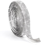 Self Adhesive Crystal Rhinestone Strips Diamond Ribbon,Rhinestone Stic