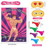 Pin The Pants Party Games Bridal Shower Games Large Poster 24 Player Stickers Party Games Girls Night Party Games