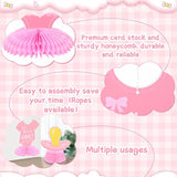 12 Pieces Baby Gender Reveal Honeycomb Table Centerpieces 3D Gender Re