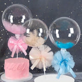 Bobo Balloons Kit, 60Pcs Clear Balloons For Stuffing, Different Sizes For Birthdays, Weddings, Baby Showers, Durable Tpu - Party Decorations, Bulk Balloons, Bobo Balloons Set(8/11/18/20/24")