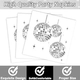 200Pcs Disco Theme Party Plates And Napkins 1970S Birthday Party Decorations Silver Disco Ball Paper Plates 70S Disco Party Tableware Set Serves 50 Guests Baby Shower Wedding Party Supplies Favors