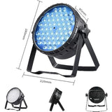 Stage Lights For Parties, 54X3W Led Par Light Rgb, Dmx Dj Lights Sound Activated,Strobe Wash Lighting For Party, Wedding, Club, Concert And Festival