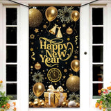 XL Happy New Year 2026 Door Banner 72x35 Inch Party Decorations