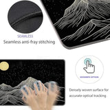 Gaming Large Mouse Pad For Desk,31.5X11.8In,Extended Xl Big Mousepad, With Anti-Skid Rubber Base With Stitched Edges Writing Pad,Keyboard Mouse Mat,Office Desk Mat,Mountain Range