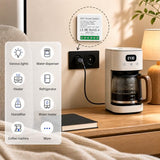 16A Mini Wifi Smart Switch Relay Module Compatible With Alexa & Google Home, Ewelink App Remote Control, Voice & Timer Schedule For Light, Fan, No Hub Required