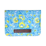 Cotton Hand Block Print Laptop Sleeve Case Bag Compatible With Macbook Air/Pro, 13-13.3 Inch Water-Resistant Notebook, Travel Carrying Case Protective Portable Computer Bag, Blue 3