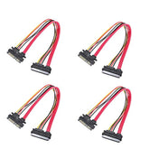 30Cm M/F 22P 7+15Pin Male To Female Sata Serial Ata Data Power Combo Extension