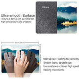 Mountains Landscape Mouse Mat, Waterproof Non Slip Rubber Base Mouse Pad For Office Laptop, 9.5"X7.9"X0.12" Inch
