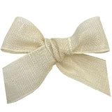 1252.60/10-104 Large Grained Burlap 2.5" X 10 Yd Jute Wired Ribbon, Cr