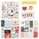 Christmas Scrapbook Paper 12X12, 24 Sheets Single-Sided Decorative Patterned Cardstock With Stickers, Acid-Free & Lignin-Free Scrap Book Paper For Scrapbooking, Junk Journal, Photo Album, Diy Crafts