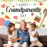 Grandparents Day Party Decorations, Best Grandparents Ever Banner Backdrop, Happy Grandparents Day Banner Party Supplies
