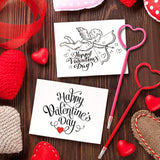 36 Pieces Valentines Day Heart Pens Valentine Party Favor Roller Ball Pens Black Gel Ink, Ballpoint For Office Supplies