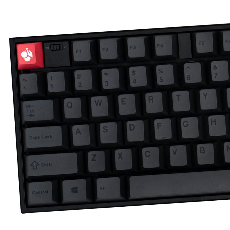 Pbt Gray Keycaps Set Cherry Profile Retro Dye-Sub Keycaps 130 Keys Custom Mini