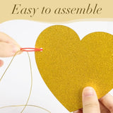 Going Away Goodbye Banner for Retirement, Graduation, and Farewell Parties (Black)