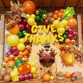 Fall Balloon Arch Kit: Thanksgiving, Harvest Party Decor - 164 Piece