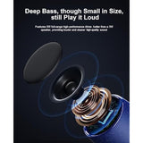 Small Speaker, Bluetooth Speaker With 360°Hd Stereo Sound And Robust Bass, Mini Speaker With Built-In Mic, Hands-Free Call, Portable Speaker For Hiking, Biking, Car, Or Trip, Ideal Gift For Men, Women