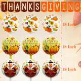 Thanksgiving Foil Balloons: Turkey, Pumpkin Party Decorations