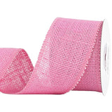 Pink Burlap Ribbon 2.5 Inch Natural Jute Burlap Ribbon Light Pink Ribb