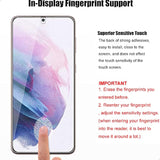 (3+3) For Samsung Galaxy S21 Plus 5G (3 Pack) Tempered Glass Screen Protector With Camera Lens Protector, Anti Scratch, Hd Clear