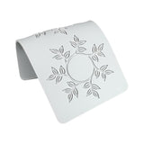 3D Hollow Out Lace Mold Flower Wreath Design Christmas Decoration Sugar Craft Chocolate Moulds Cake Baking Molds Silicone Lace Mat (I_ Flower Wreath)