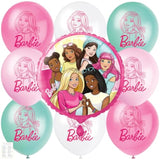 Babie Balloons - Barbie Party Decorations - Bundle with 8 Latex, 1 Foil and Checklist - Barbie Birthday Balloons - Birthday Decorations and Supplies