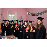 Graduation Photo Banner For 2025 2026 Party Decorations, Kindergarten To 12Th Grade Picture Banner, Middle School, High School College Graduation Party Supplies Black 4X6 Inch Sg063Bk
