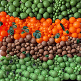 164PCS Dinosaur Balloon Garland Kit - Green, Orange & Brown Jungle Party Decor