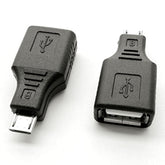 Usb 2.0 Micro Usb Male To Usb Female Otg Adapter (2 Pack)