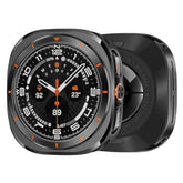 Metal Case For Samsung Galaxy Watch Ultra 47Mm Case, Stainless Steel Protective Rugged Bumper Thin Frame With Ceramic-Like Back Cover For Galaxy Watch Ultra 47Mm For Men Women