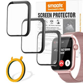 Screen Protector Compatible With 1.85” Kacubaku Akumaka Dekelife G39 And Fitniv Iw2 Smartwatch?3D Pmma, 3Pcs
