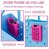 Phone Holder For Bogg Bags Silicone Case, Insert Accessory Charm Pink