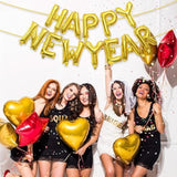 2026 Gold Number Balloons & New Years Eve Party Decor Supplies