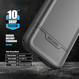 Shockproof Case Compatible With Iphone 16E - Ultra Protective Heavy Duty Magnetic Phone Cover, Rebel Series (Black)