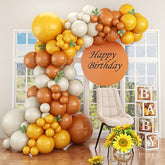 Orange Yellow Balloon Arch Kit: Latex Party Decorations