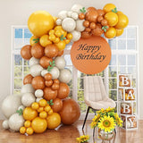 Orange Yellow Balloon Arch Kit: Latex Party Decorations