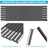 Balloon Arch Stand Kit With Base, Adjustable Ballon Arch Holder Kit With 45Pcs Balloon Clips, Balloon Pump,9Ft Tall & 10Ft Wide Baloon Arch For Wedding Birthday Party Supplies Decorations