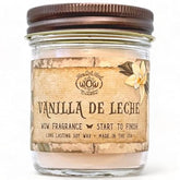 Scented Candle For Home By - Long Lasting Home Fragrance Or Essential Oils - Small Candles Gifts For Women - 8 Oz Vanilla De Leche Natural Soy Candles - Made In Usa
