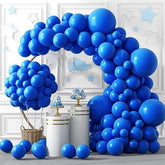 129pcs Dark Blue Balloons in Various Sizes for Garland Arch - Birthday, Baby Shower Decor