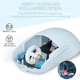 Aj199 Wireless Gaming Mouse,59G Lightweight Ergonomic Computer Mouse,1000Hz Polling Rate,Up To 26000Dpi,Double Modes Paw-3395 Optical Sensor,Programmable 6 Button For Pc/Laptop/Win/Mac