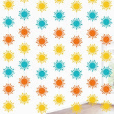 8 Packs Here Comes The Son Banner Decoration Boho Paper Garland Here Comes The Son Baby Shower Hanging Cutout Retro Sun Party Decor For Sun Birthday Baby Shower Party Supplies(Bright Color)